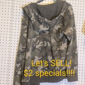 Camo large hoodie